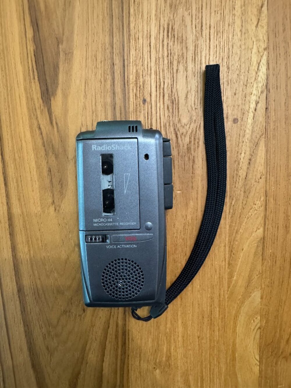 Radio Shack Micro-44 Microcassette Recorder Voice-Activated 14-1183 Tested Works